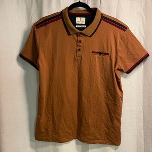 Retro Rust Orange Polo